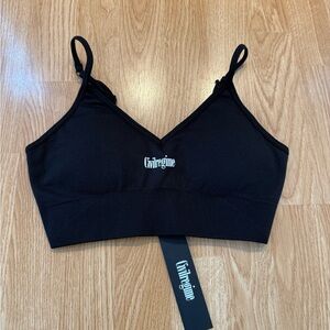 Civil Regime Black Seamless Sports Bra Medium (New With Tags)
